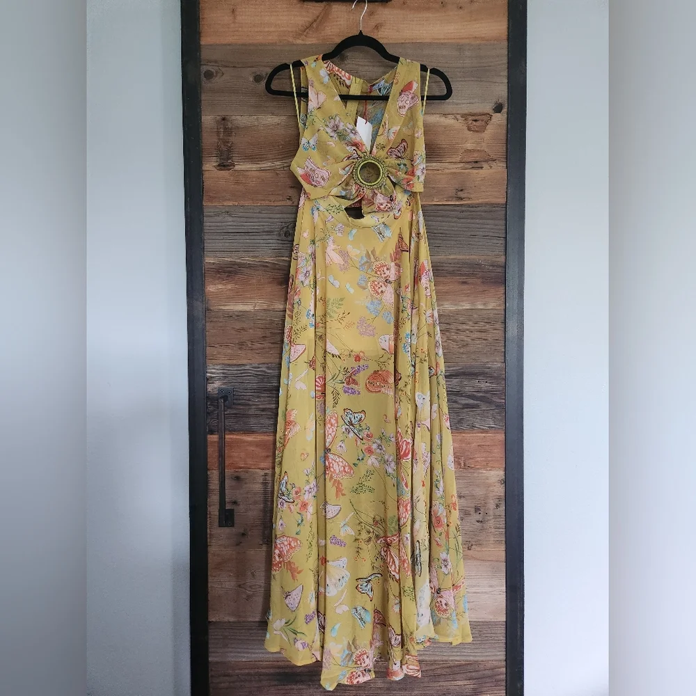 NWT My Beachy Side Begonia Cut-Out Dress Size Medium - Picture 5 of 11